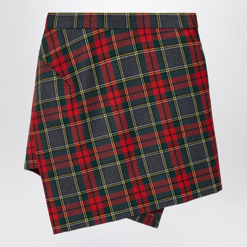 Vivienne Westwood Mini Skirt With Tartan Pattern