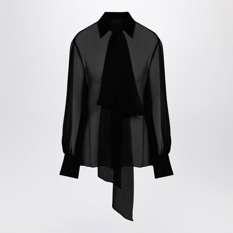 Valentino Garavani Semi-Transparent Chiffon Shirt