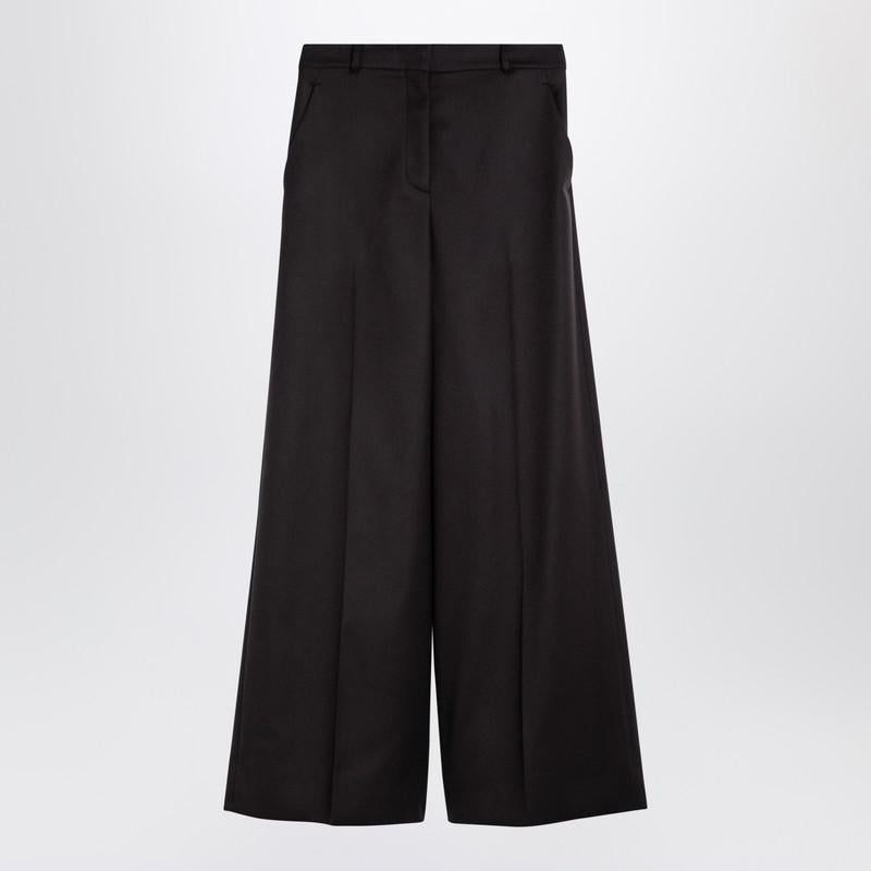 Stella McCartney Dark Chocolate Wide Leg Pants In