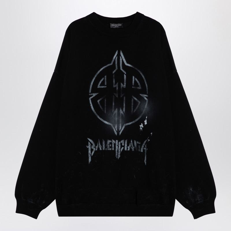 Balenciaga Blend Jumper With Print