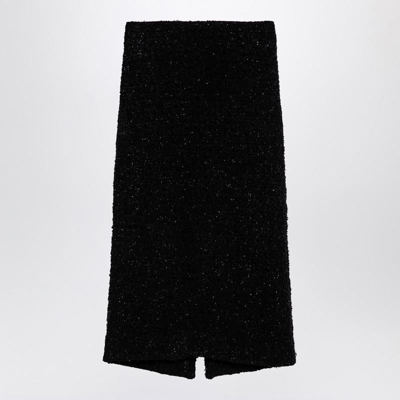 Balenciaga Tweed Midi Skirt