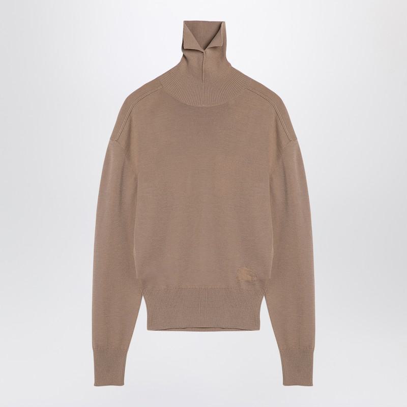 Burberry Beige Turtleneck Sweater