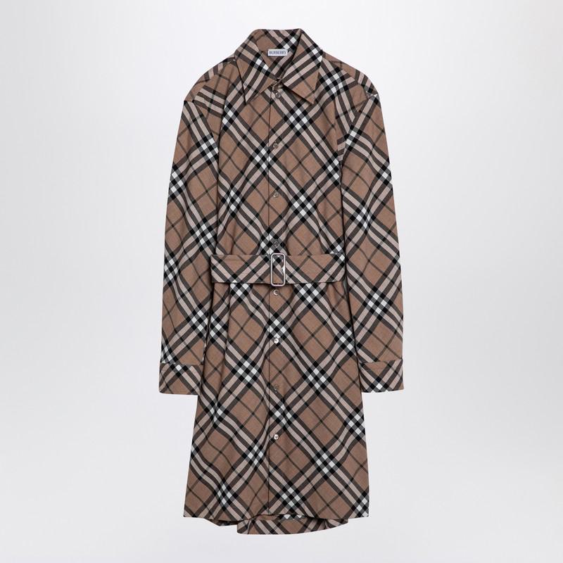 Burberry Check Blend Chemise Dress