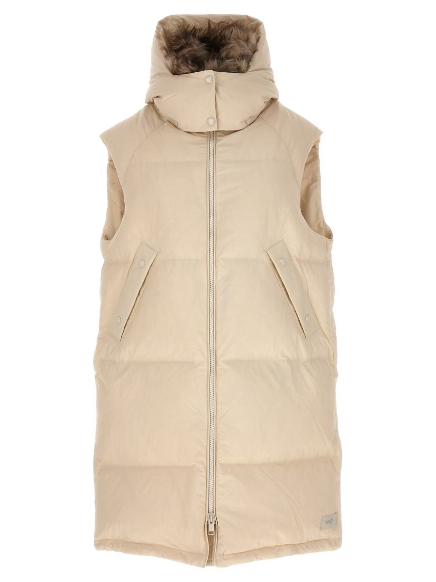 Yves Salomon Long Pile Insert Vest