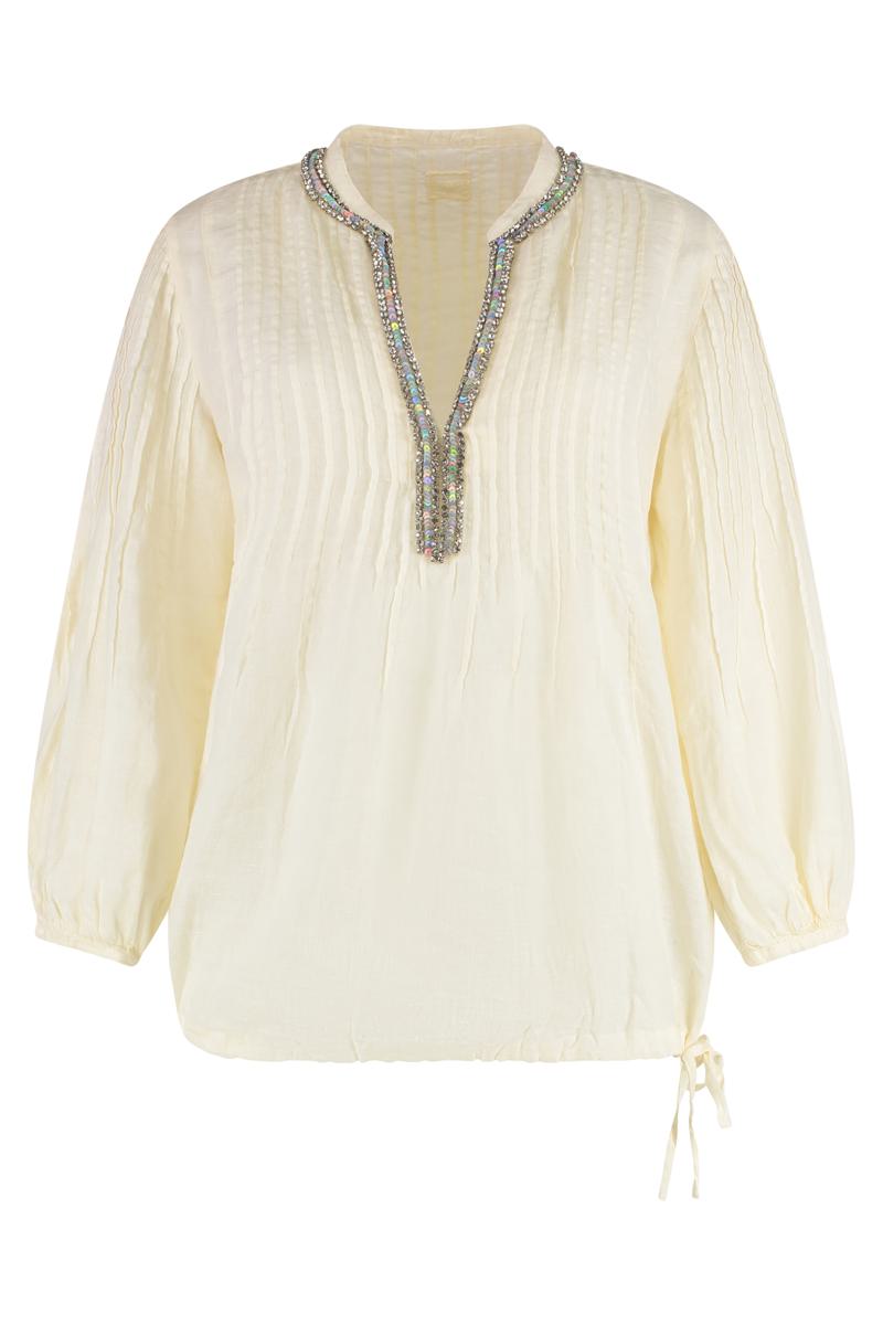 120% Lino Linen Blouse