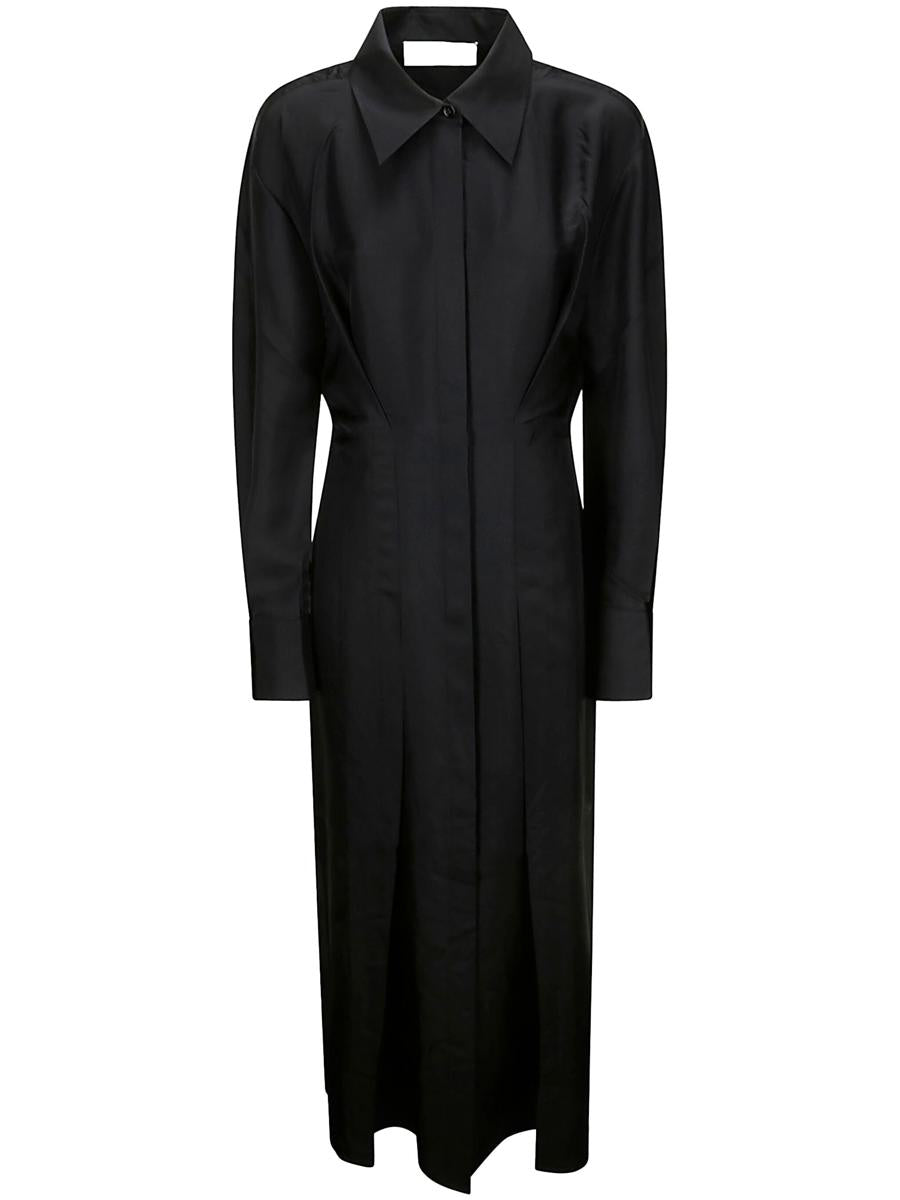 Róhe Waisted Silk Dress Clothing
