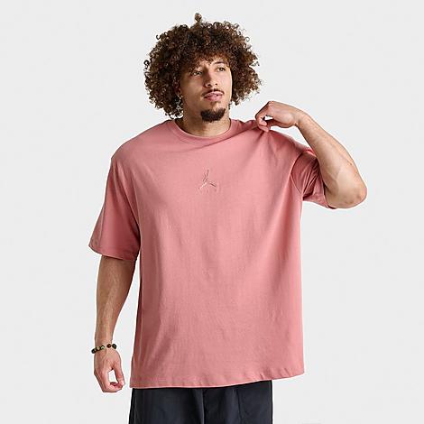 Jordan Men's Flight Essentials Oversized T-Shirt in Rust Pink/Rust Pink Size: Small