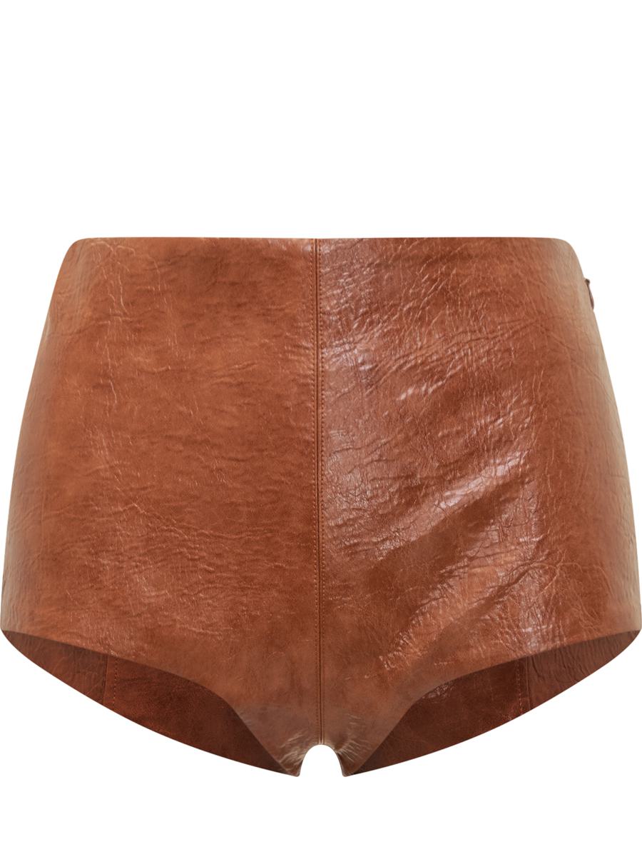 The Andamane Faux Leather Culottes The Andamane