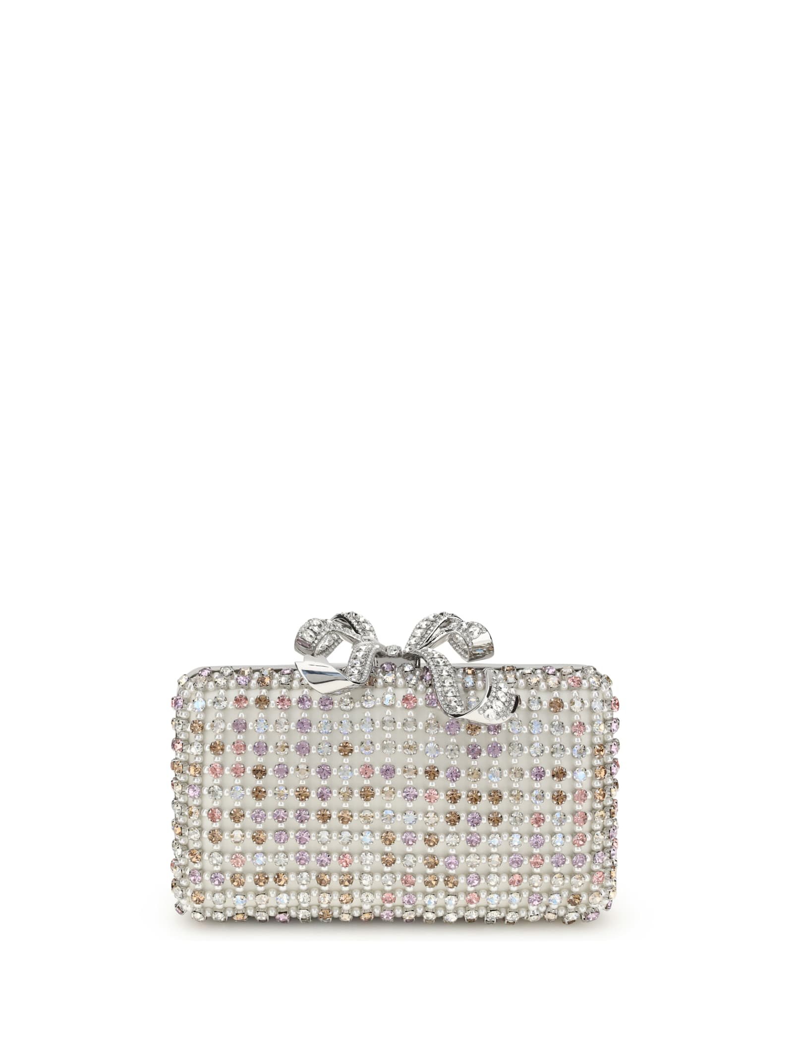 self-portrait Multicrystal Clutch Bag