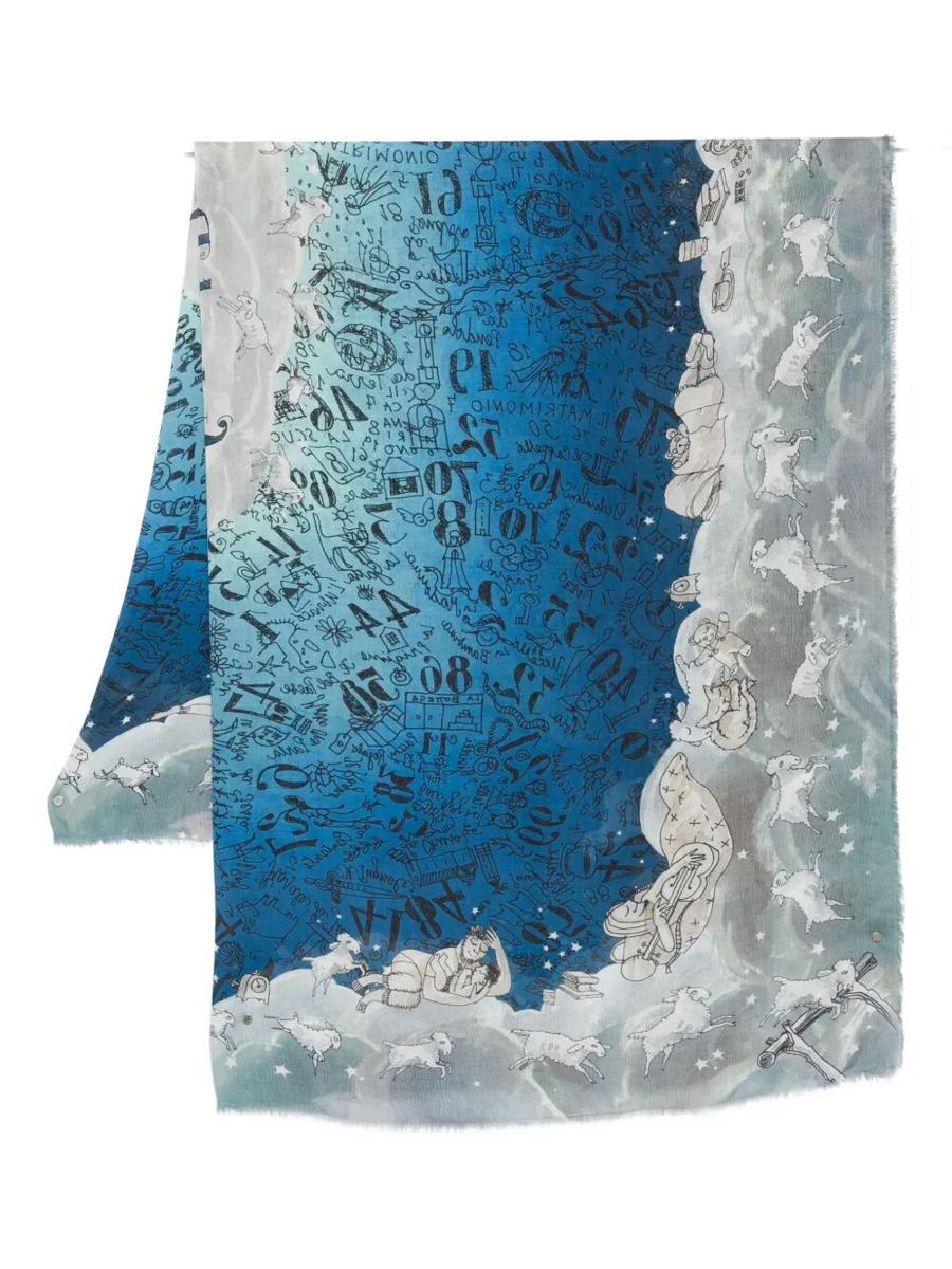 Faliero Sarti Sweet Dreams Stole In Collaboration With Paolo Fiumi Accessories