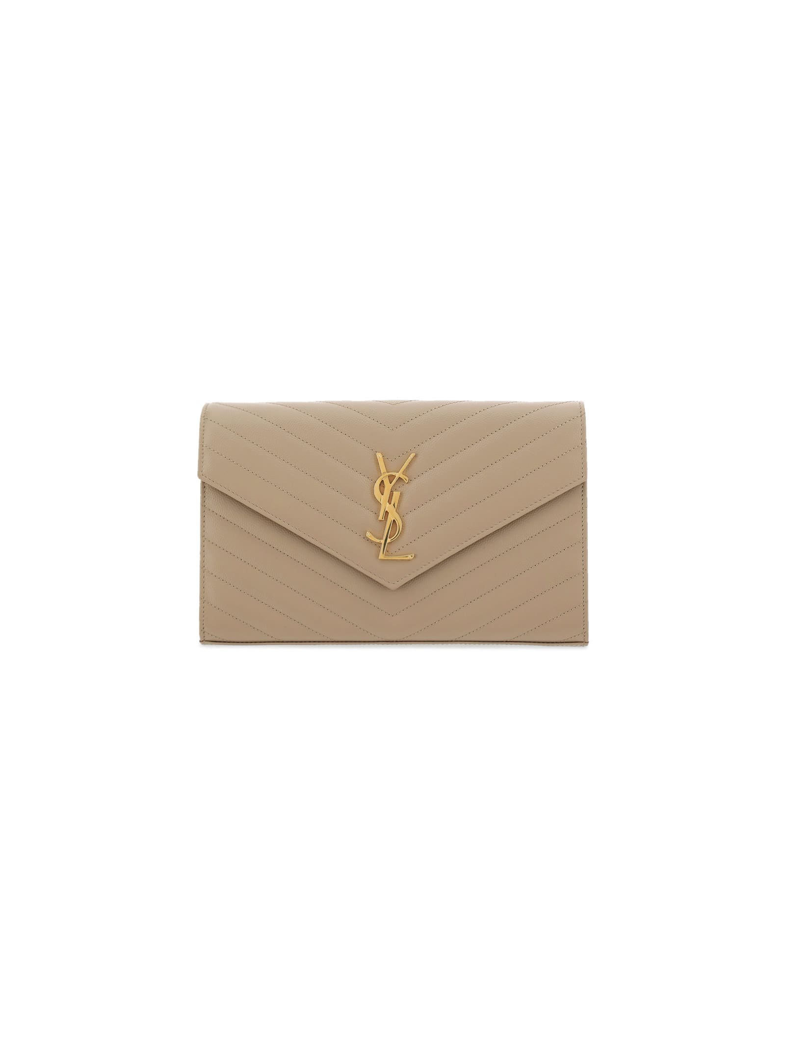Saint Laurent Beige Leather Bag