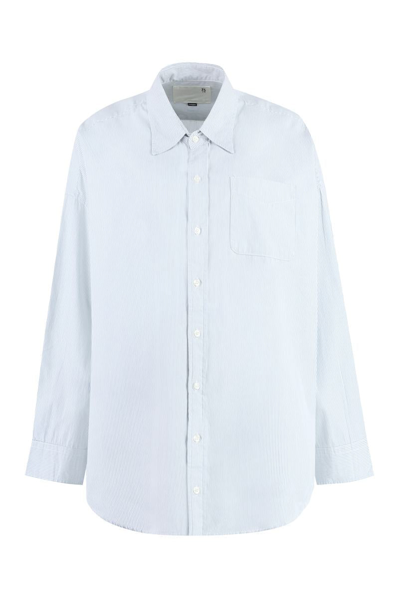 R13 Oversize Striped Shirt
