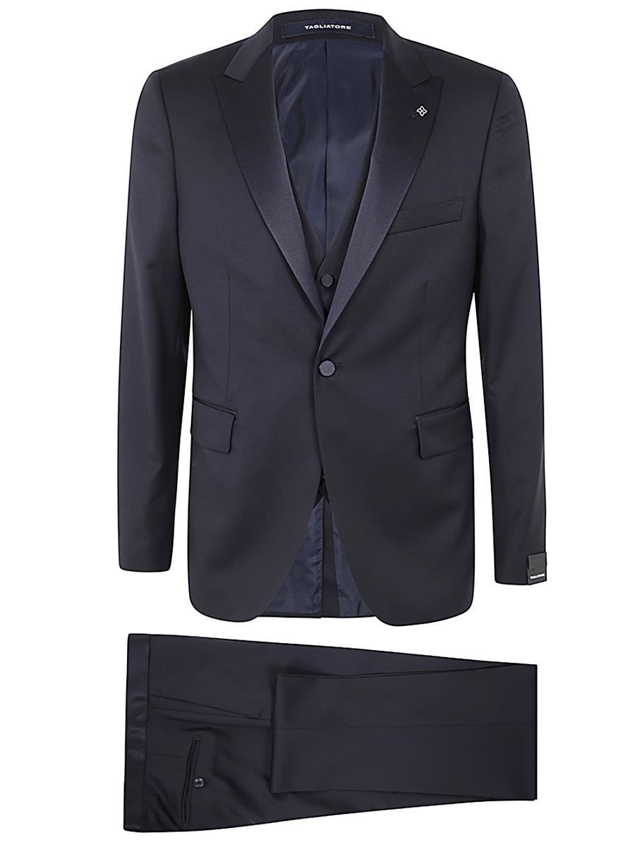 Tagliatore Classic Tuxedo With Vest Clothing