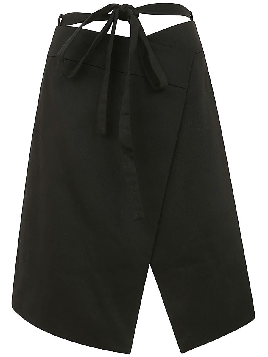 Patou Wrap Midi Skirt Clothing