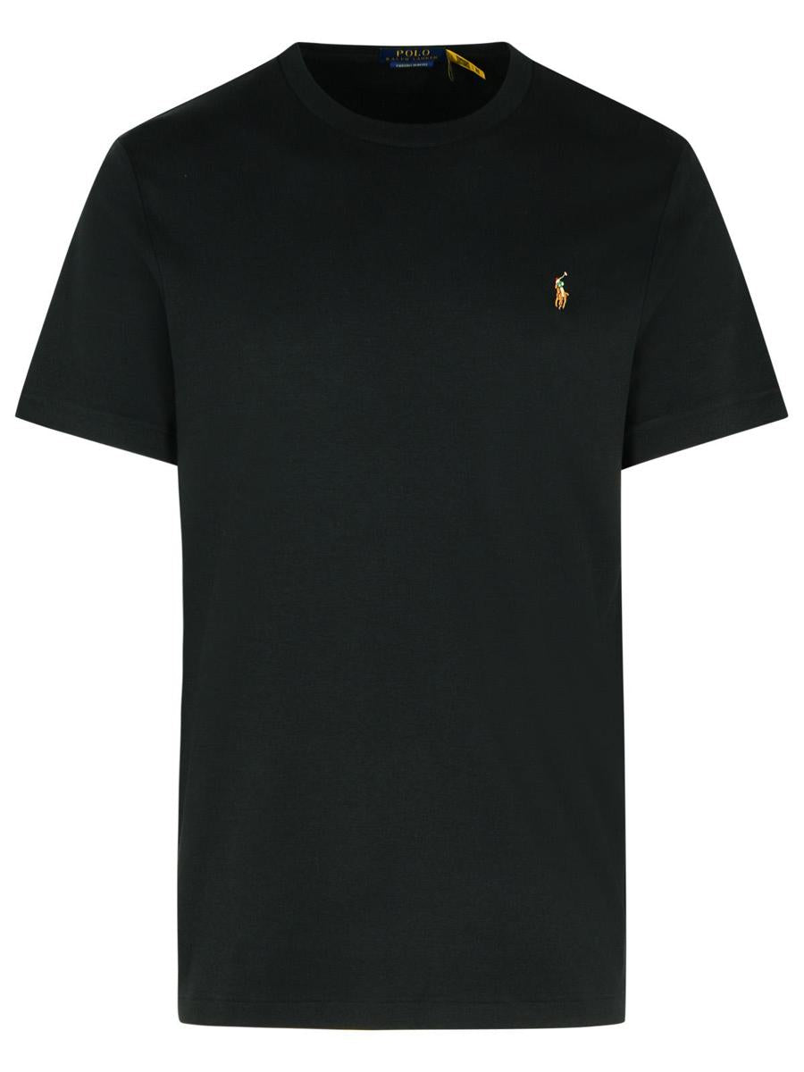 Polo Ralph Lauren Black Cotton T-Shirt