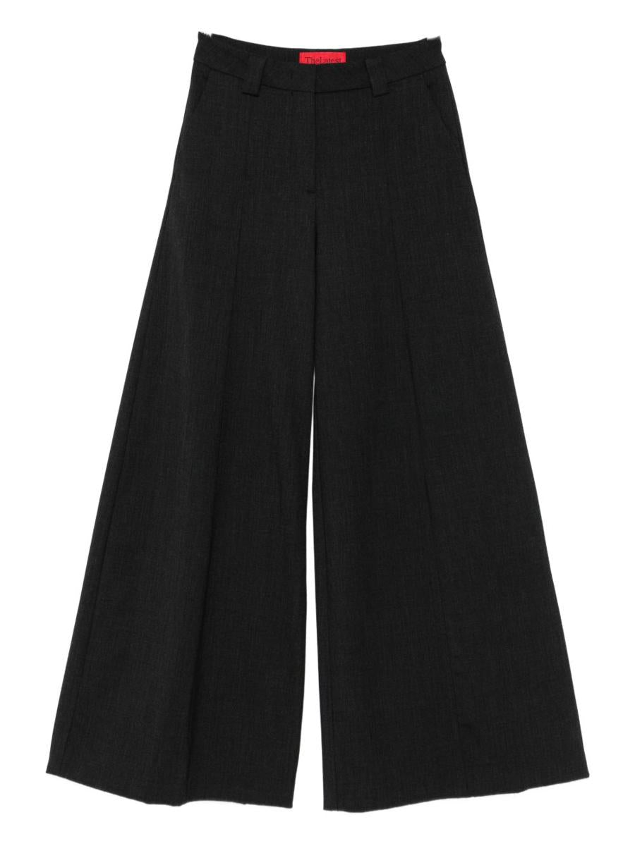 The Latest Alma Wool Blend Wide-Leg Trousers