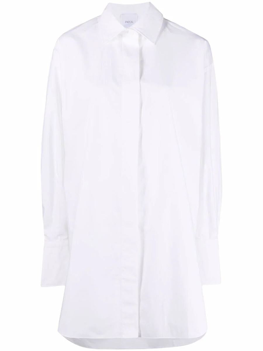 Patou Iconic Mini Shirt Dress Clothing