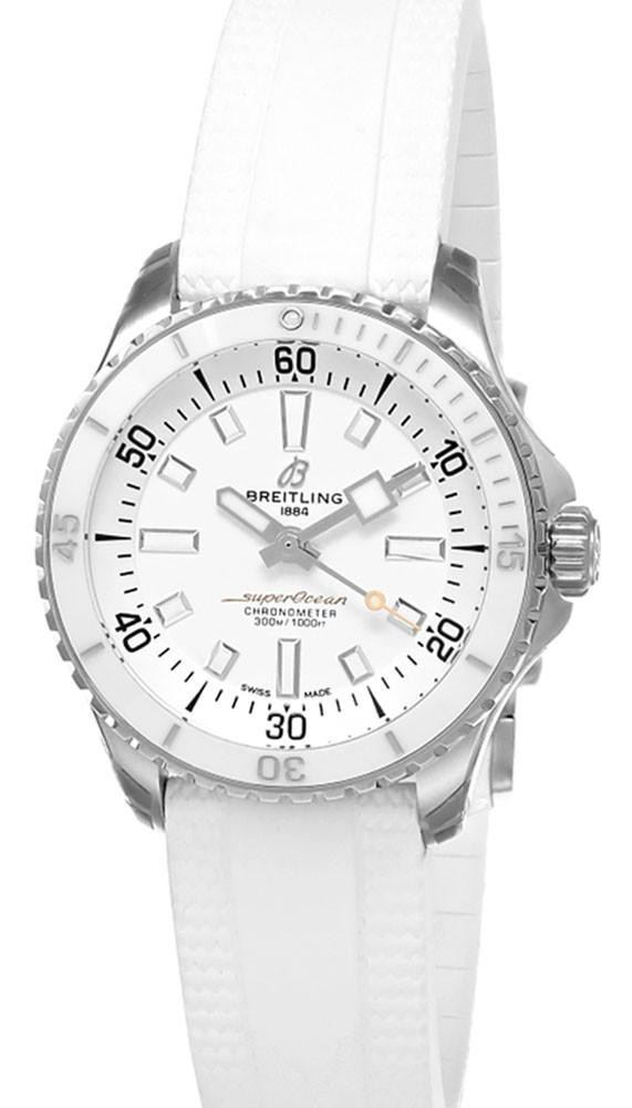 BREITLING Superocean Automatic 36MM White Unisex Watch A17377211A1S1
