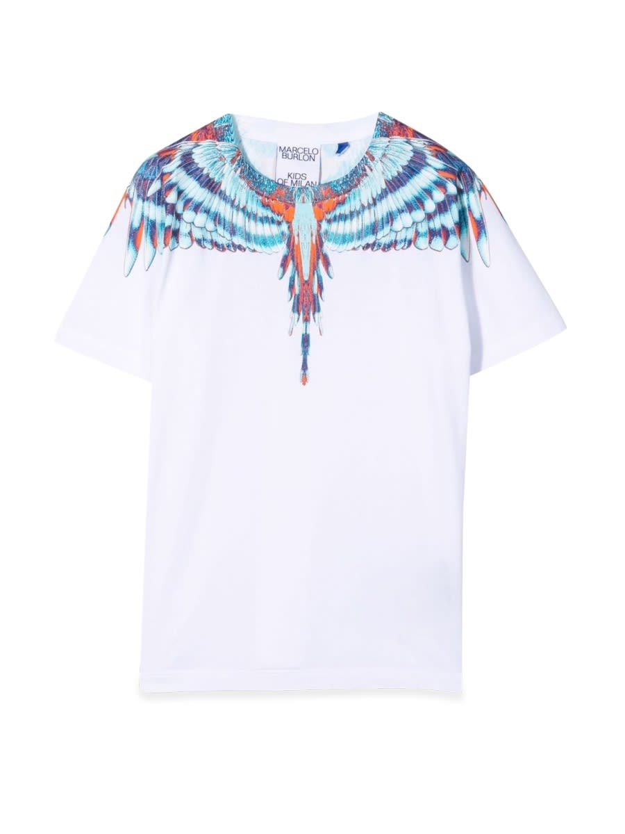 Marcelo Burlon T-shirt Con Stampa Ali