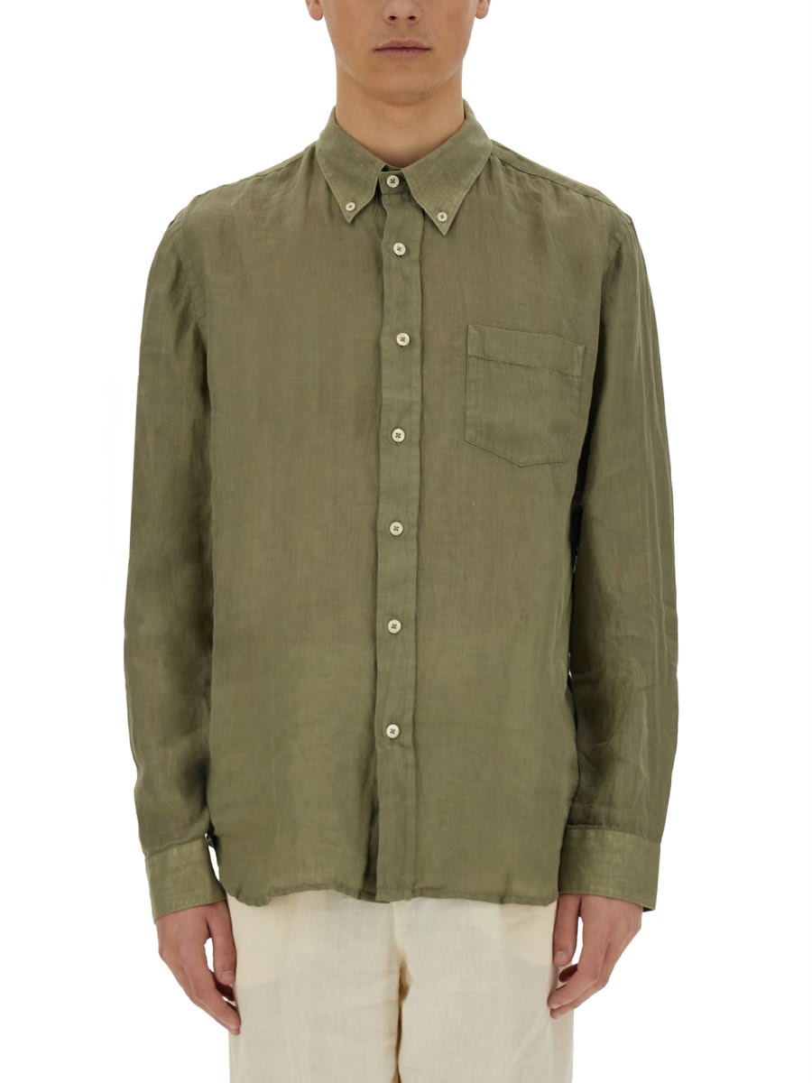 120% Lino Button Down Shirt