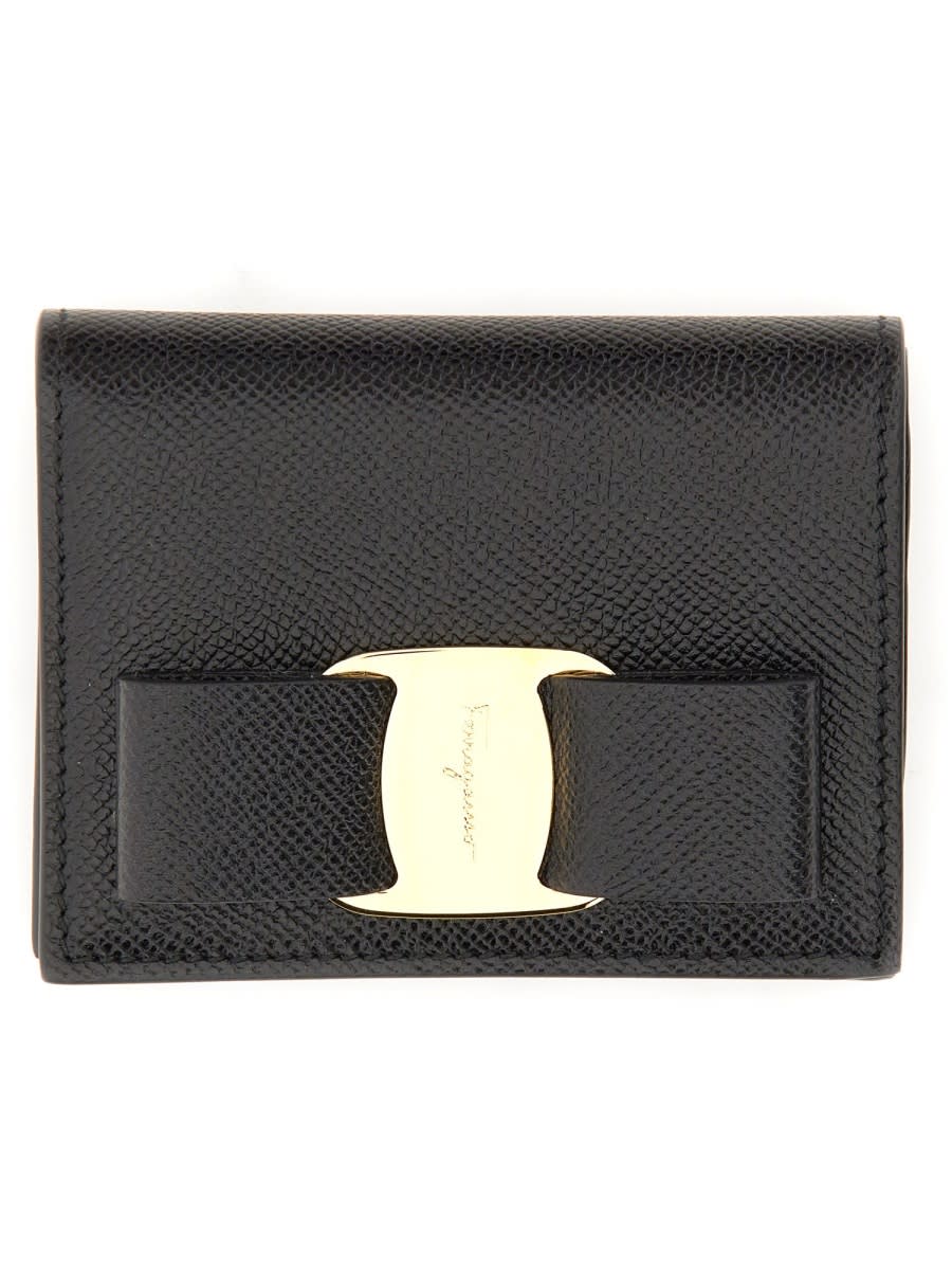 Ferragamo Portafoglio Mini Con Logo