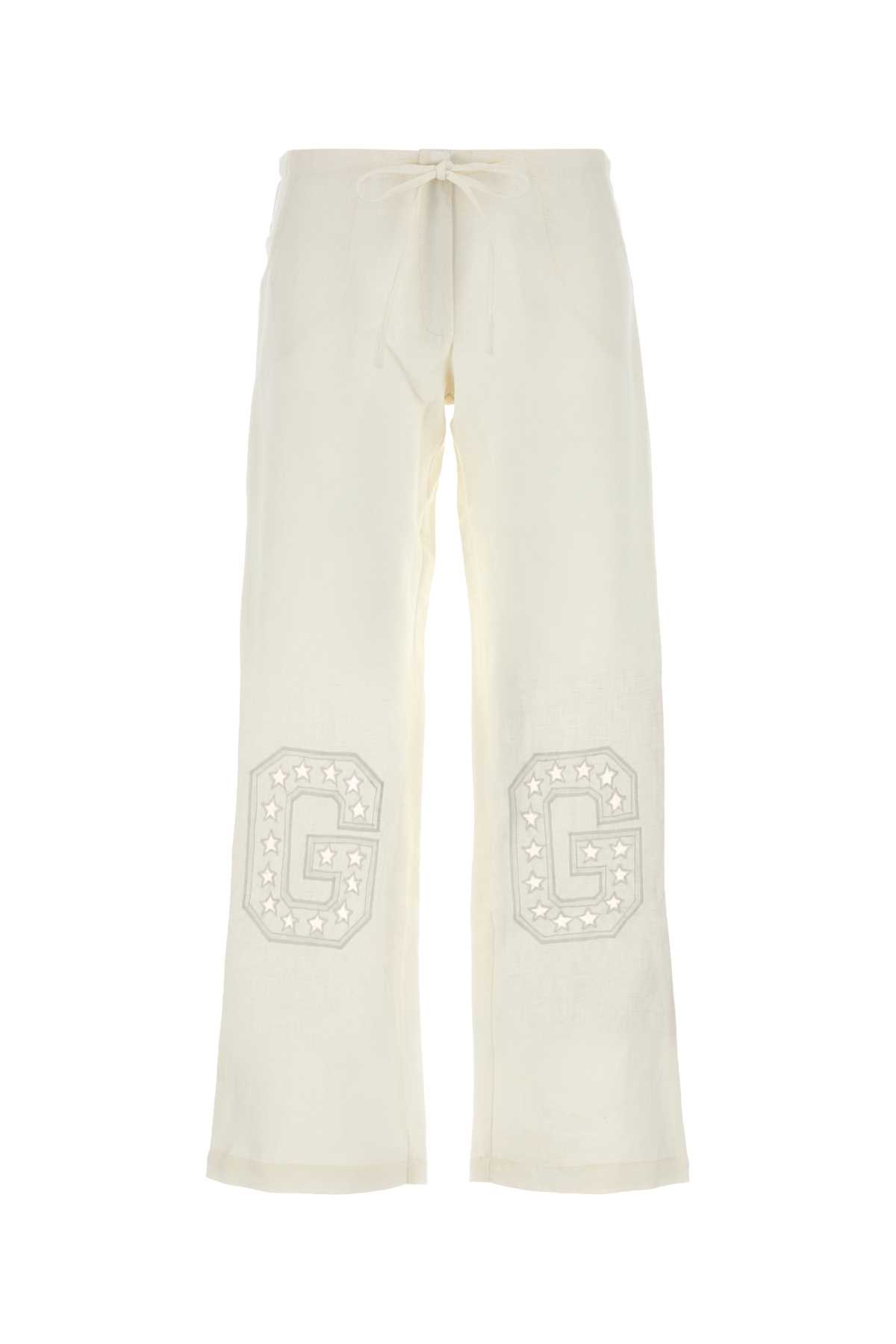 Gimaguas Ivory Linen Blend Gima Pant