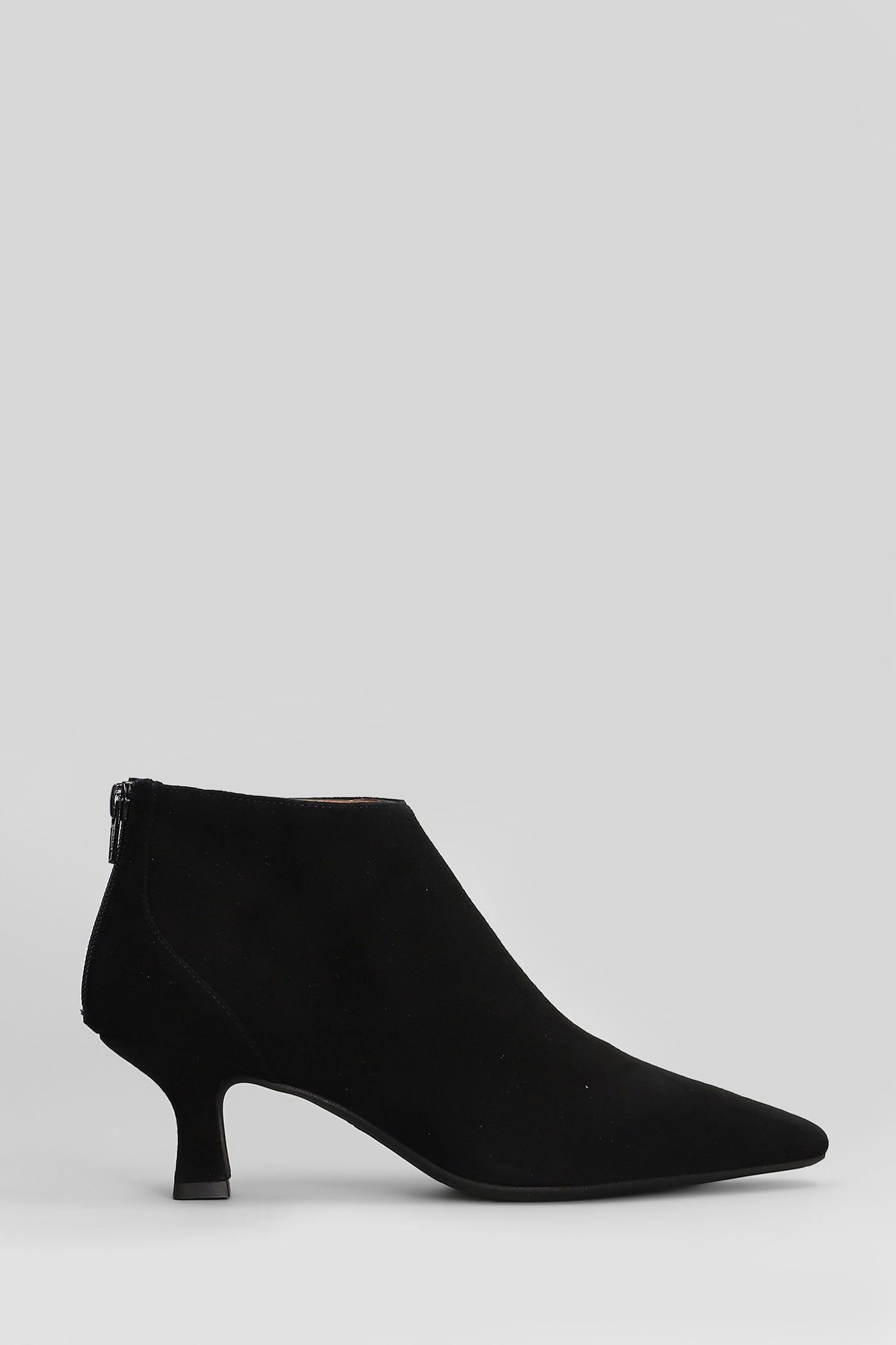 Roberto Festa Esta High Heels Ankle Boots In Black Suede