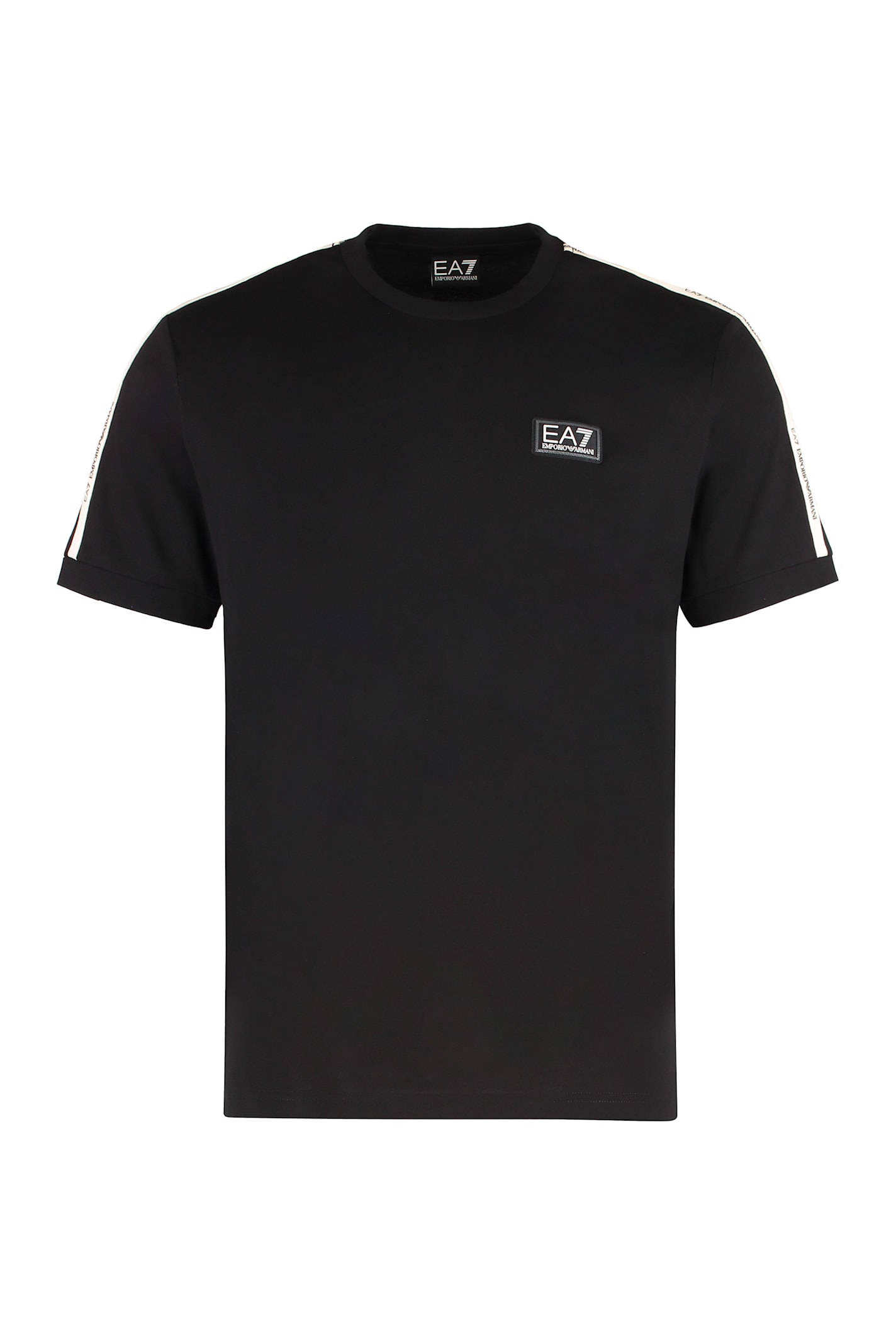 EA7 Cotton Crew-neck T-shirt