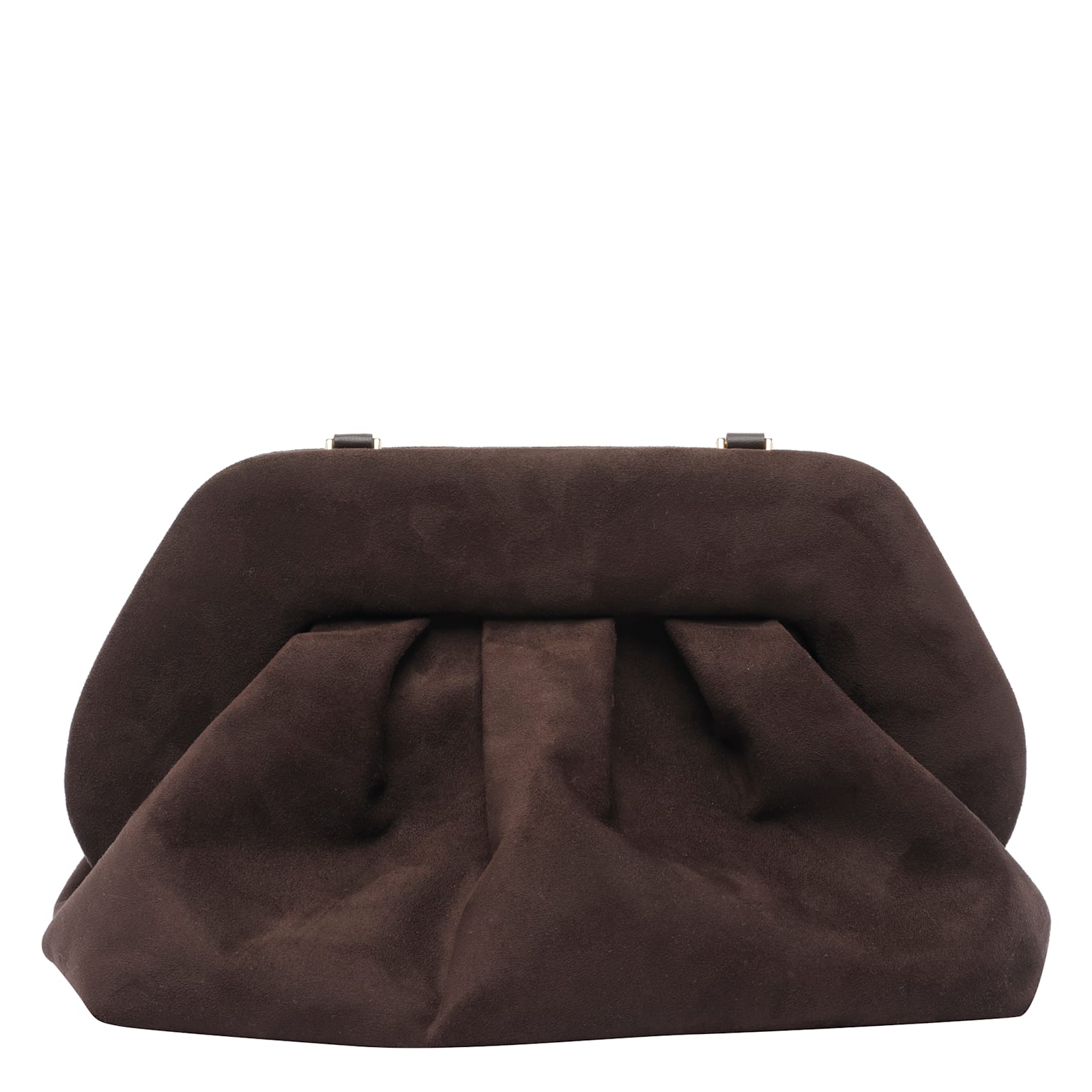 THEMOIRè Tia Suede Clutch