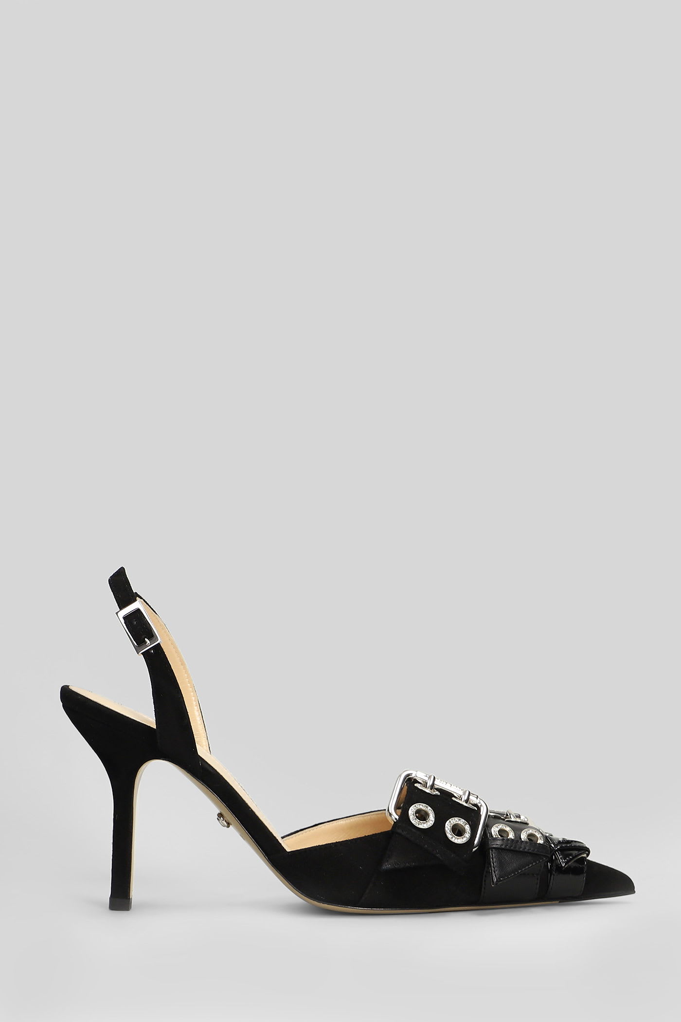 Mach & Mach Pumps In Black Leather