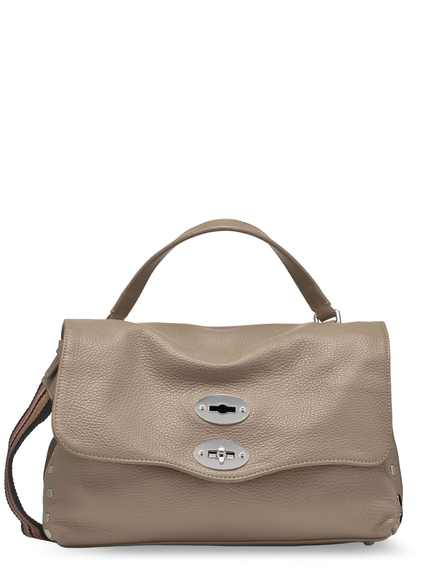 Zanellato Postina S Leather Crossbody Bag With Double Shoulder Strap