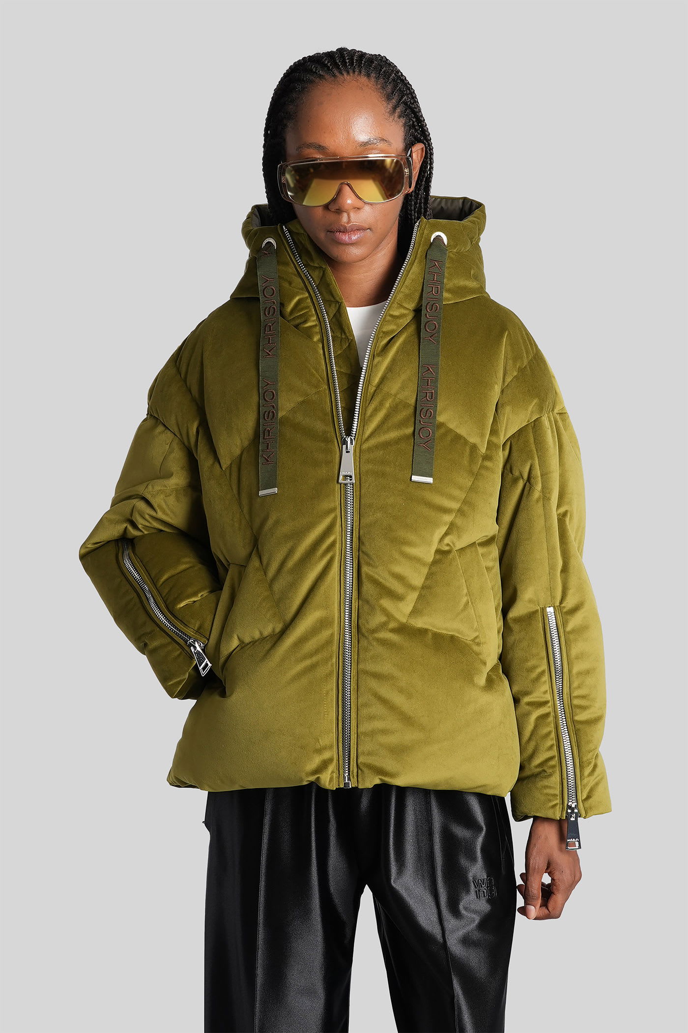 Khrisjoy Puffer In Green Polyamide