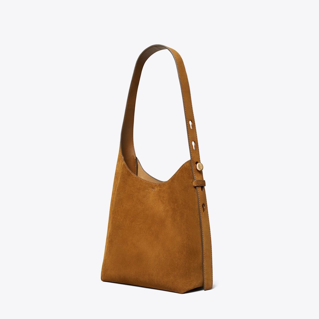 Tory Burch Small Romy Suede Hobo Bag