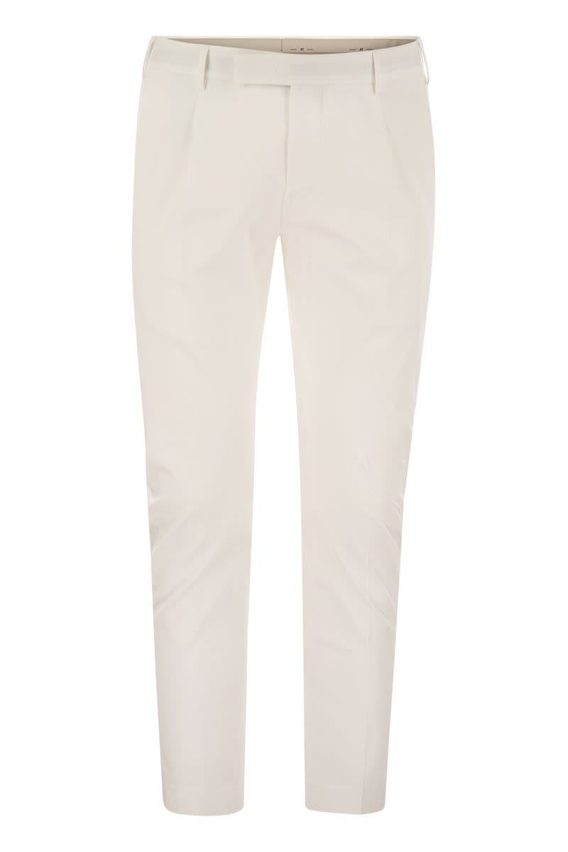 Pt Torino Dieci - Stretch Cotton Trousers