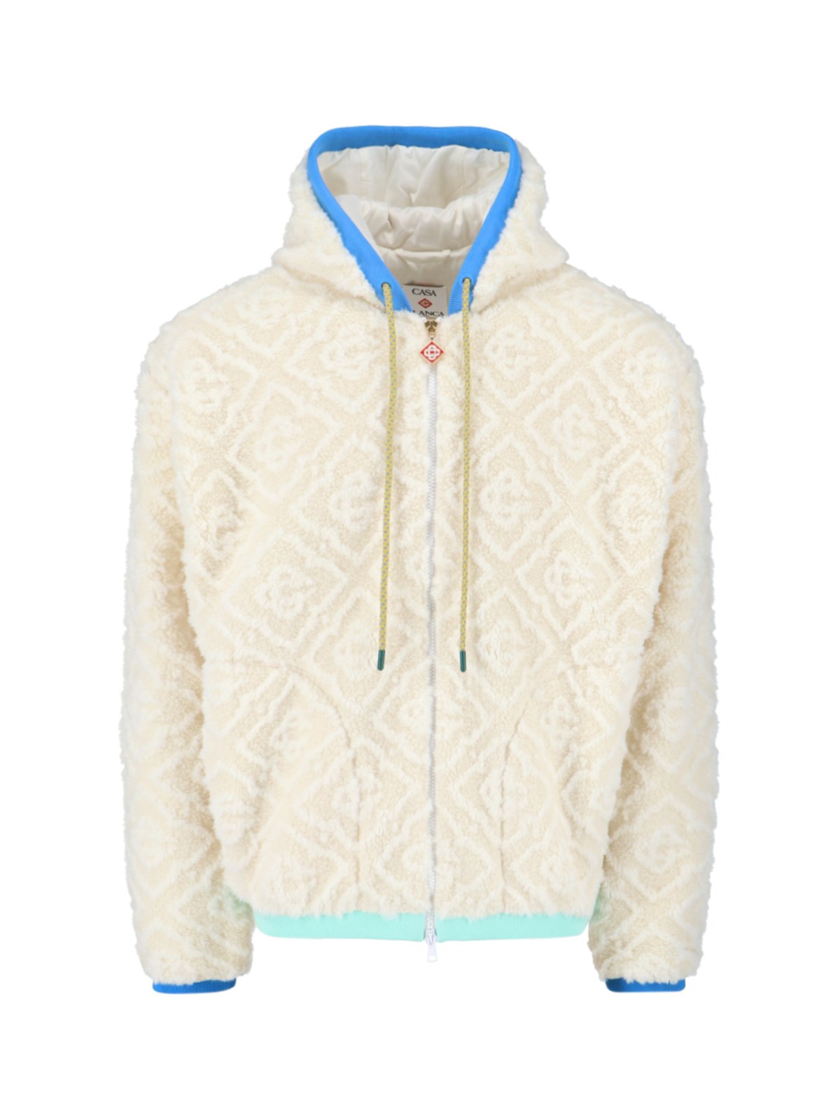 Casablanca 'Monogram' Jacquard Fleece Jacket