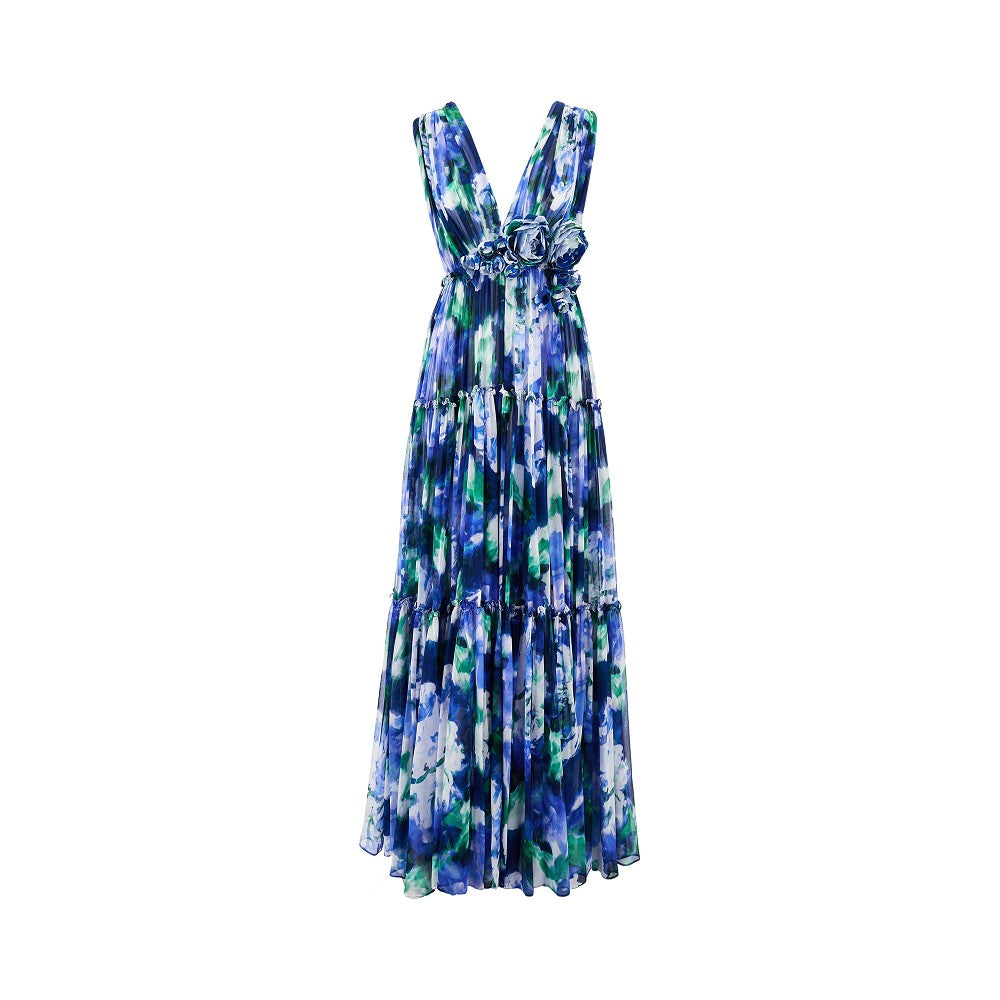 COSTARELLOS 'Arella' floral georgette maxi dress Woman 38