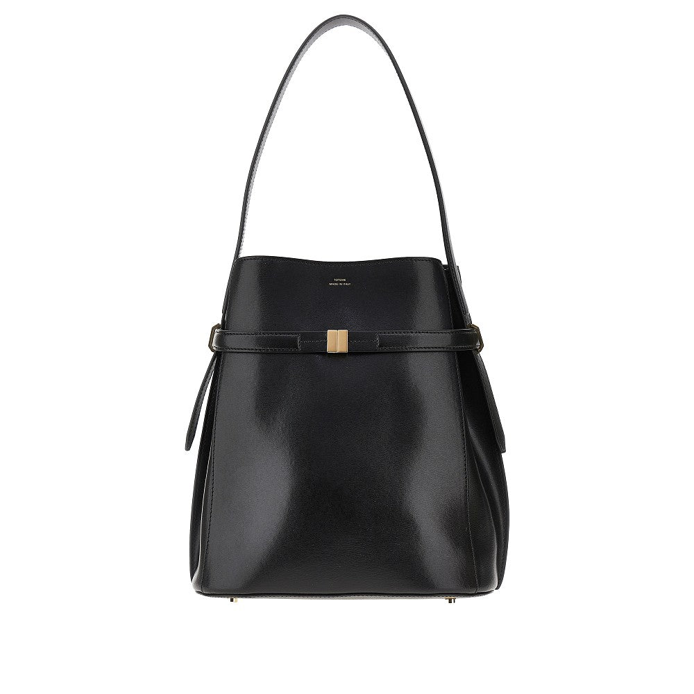 TOTEME Leather 'T-lock' clutch Woman One Size