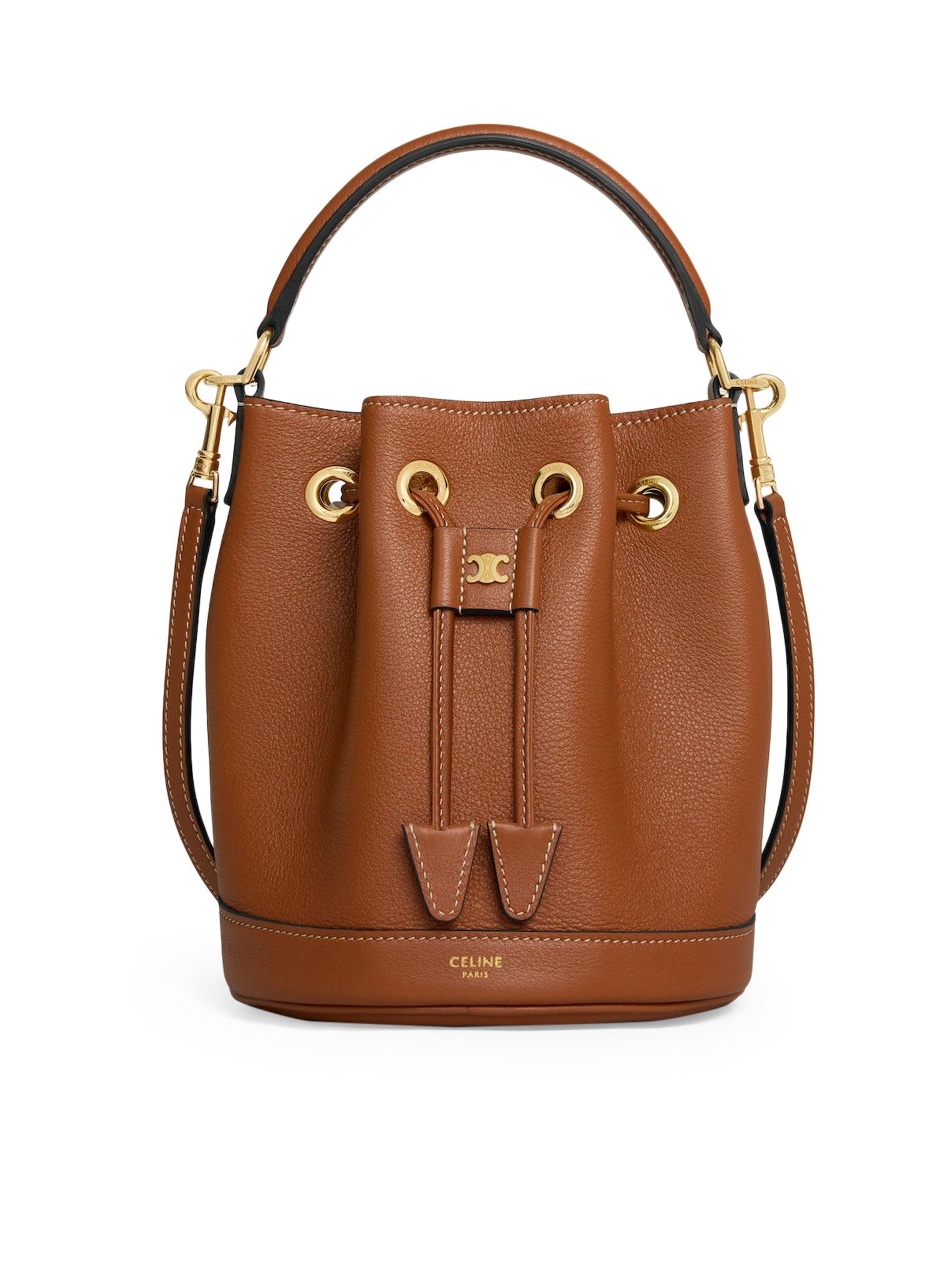 CLARA TEEN SOFT BAG IN GRAINED CALFSKIN LEATHER - Celine - Woman