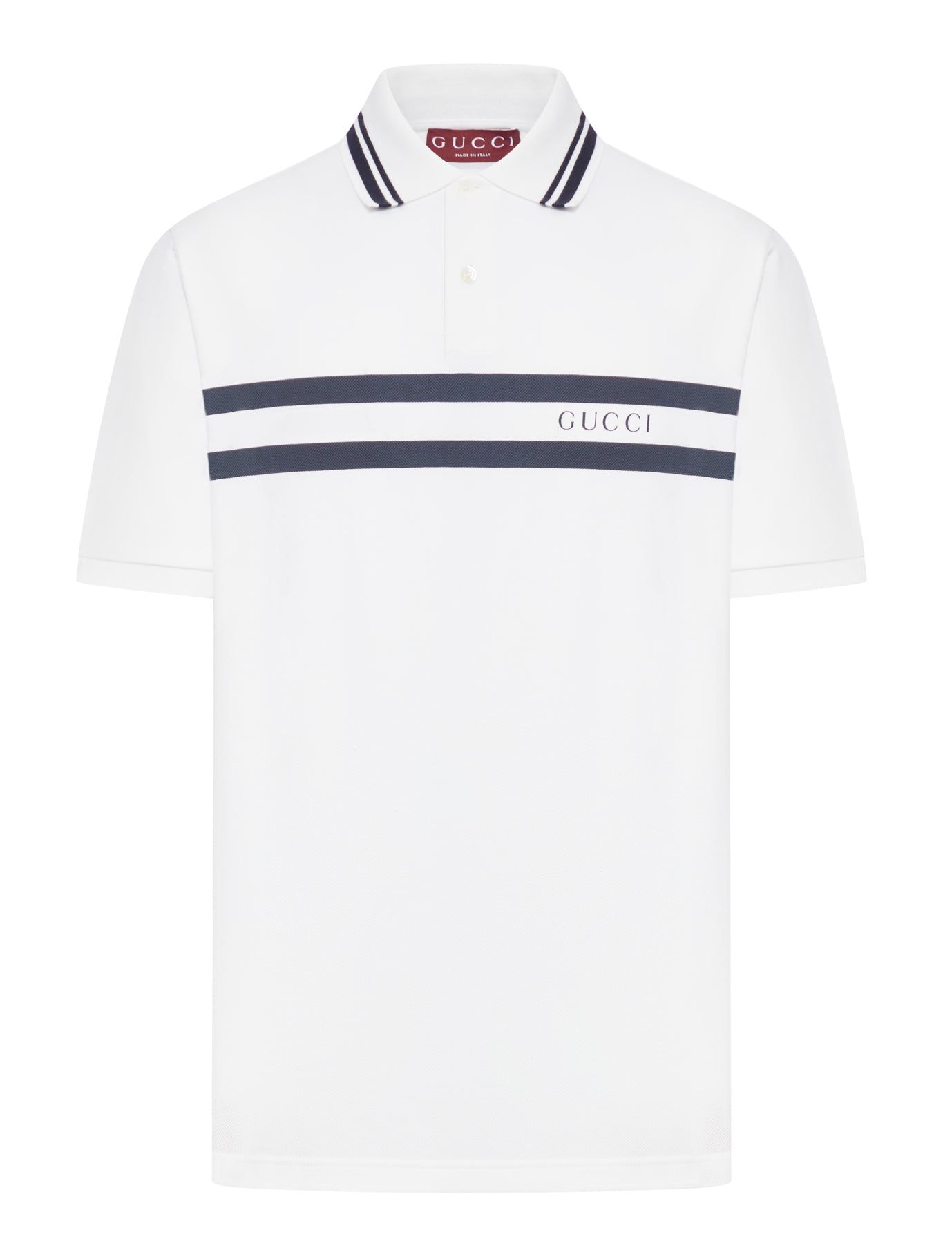 COTTON PIQUET POLO SHIRT - Gucci - Man