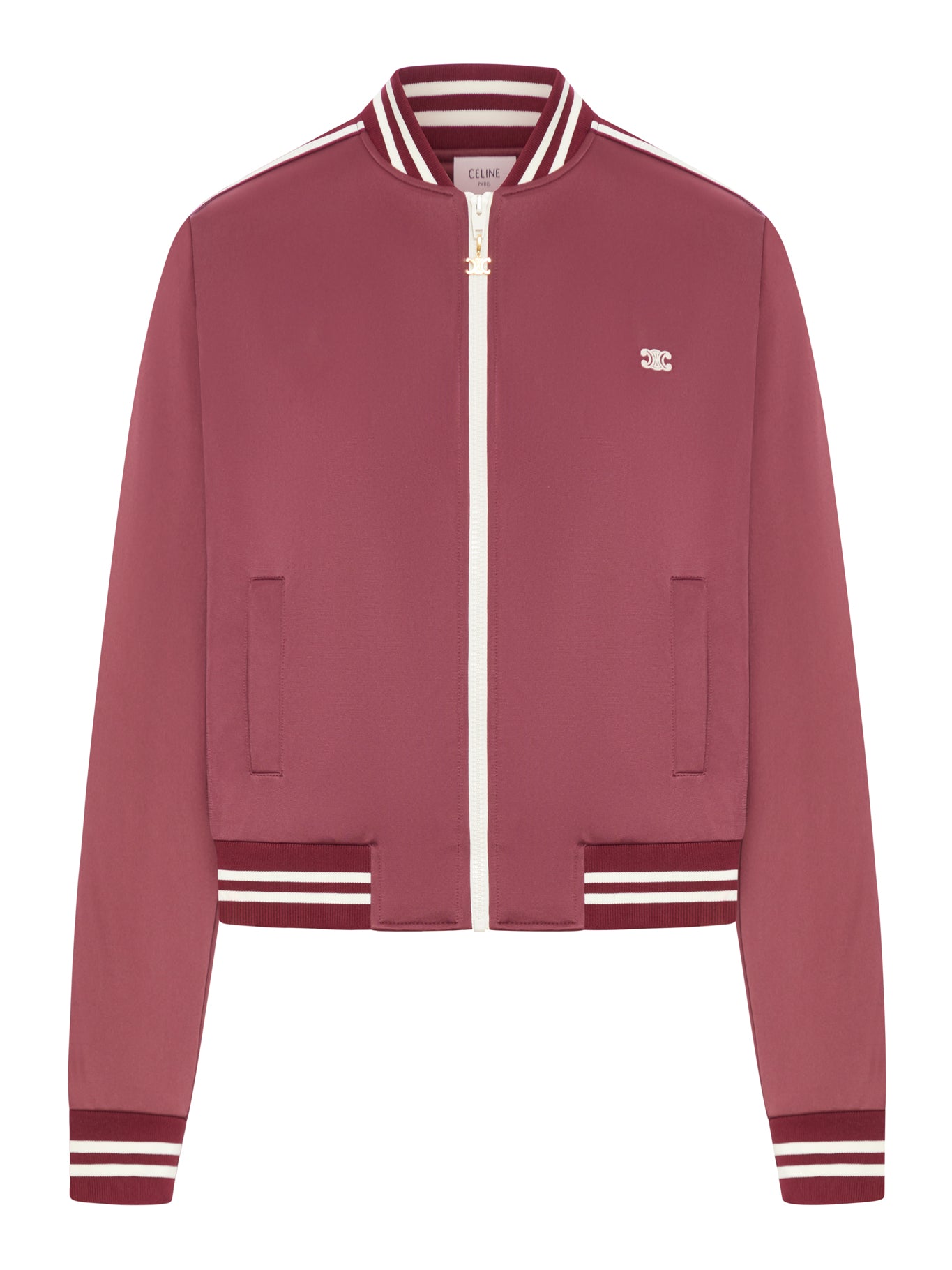 TEDDY JACKET WITH TRIOMPHE LOGO - Celine - Woman