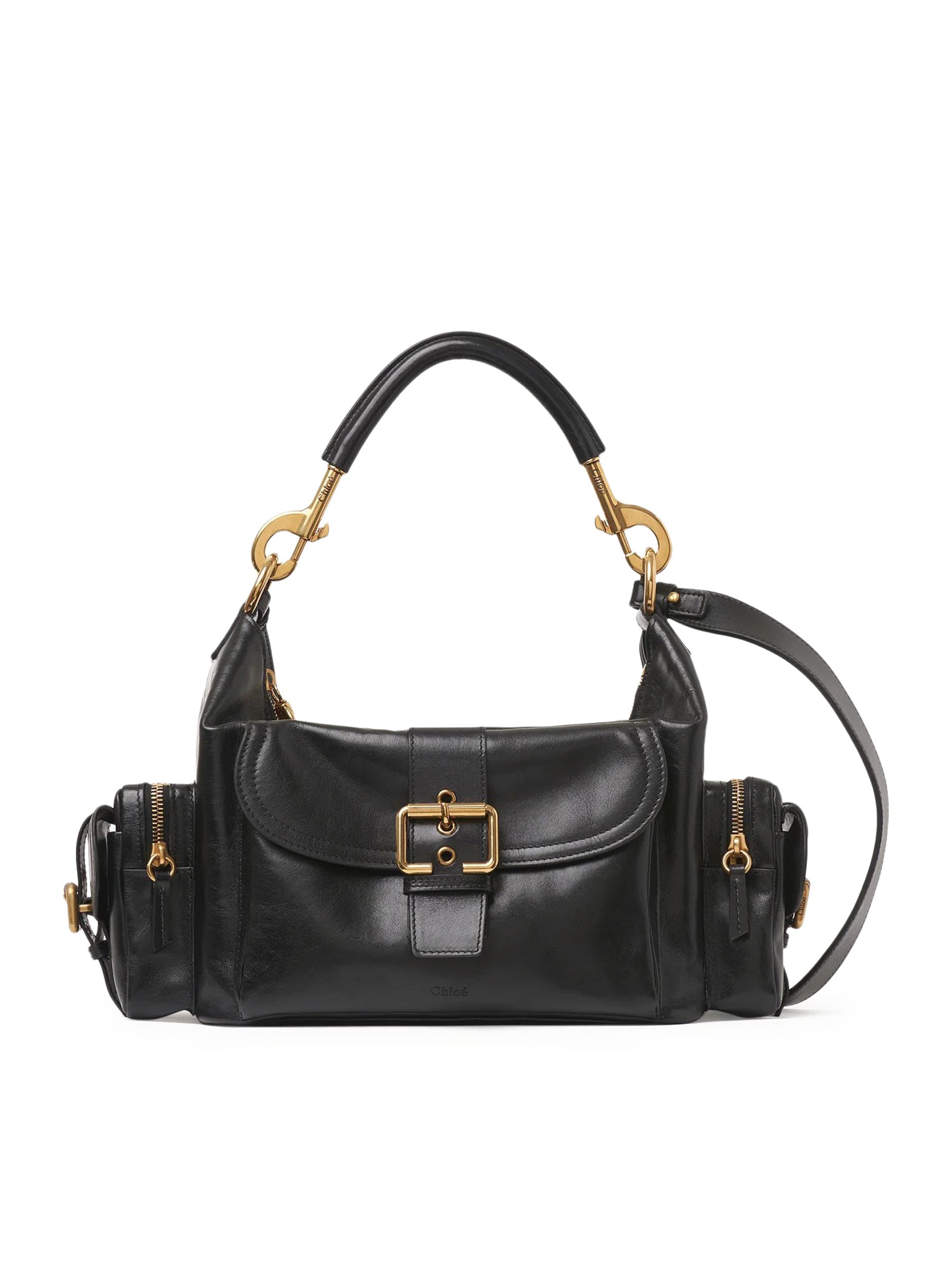 CAMERA BAG IN SHINY LEATHER - Chloe` - Woman