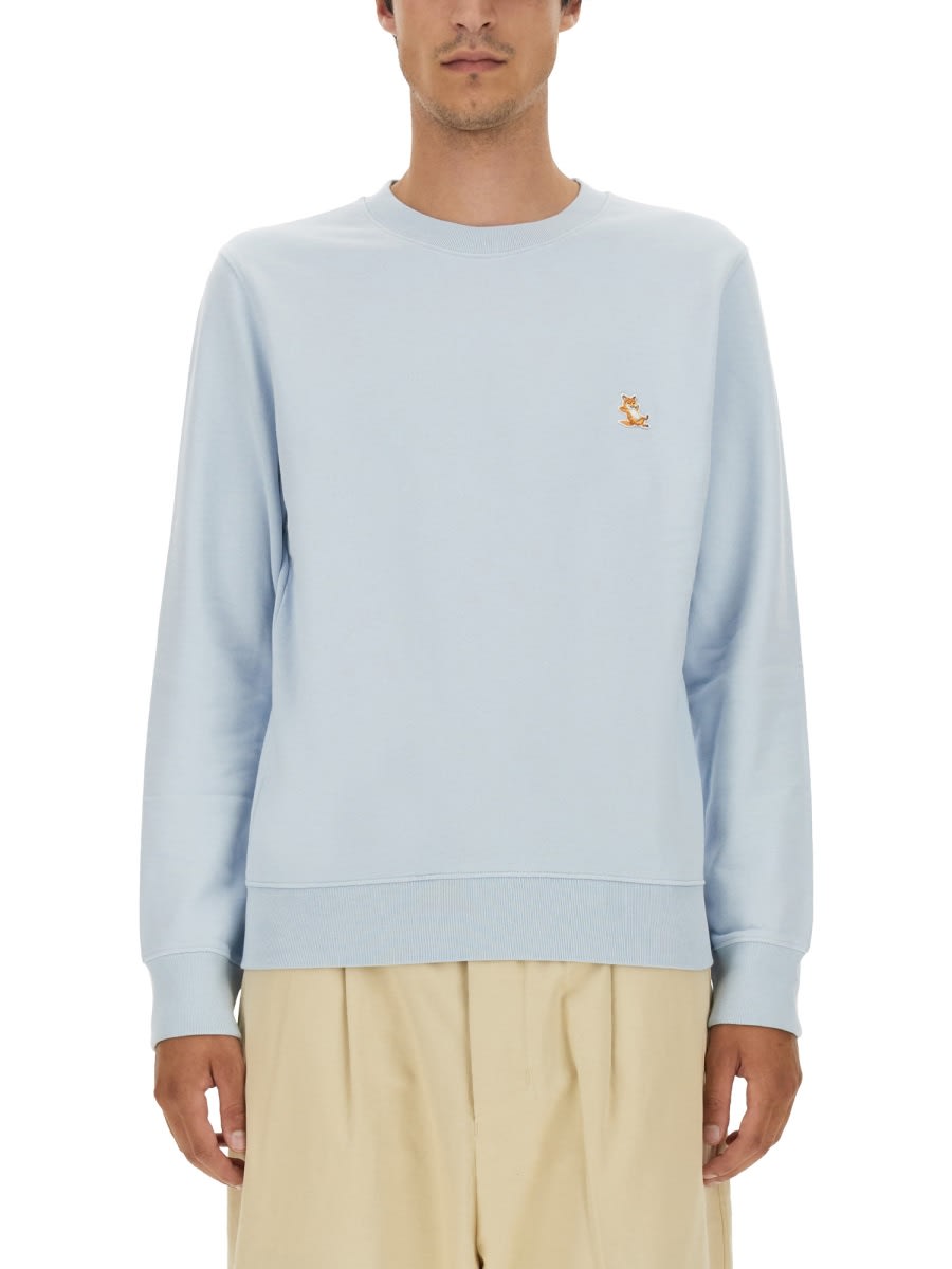 Maison Kitsuné Sweatshirt With Logo Patch