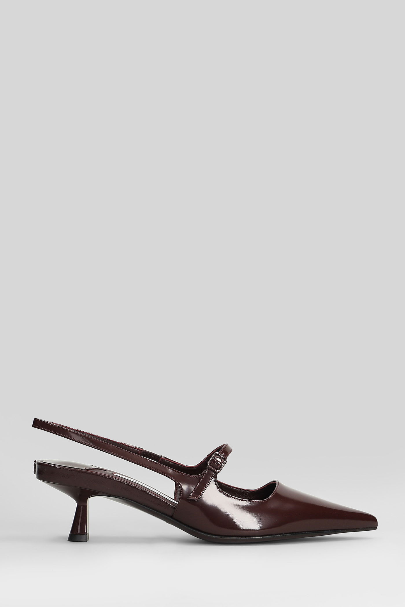 Jimmy Choo Didi 45 Pumps In Bordeaux Leather