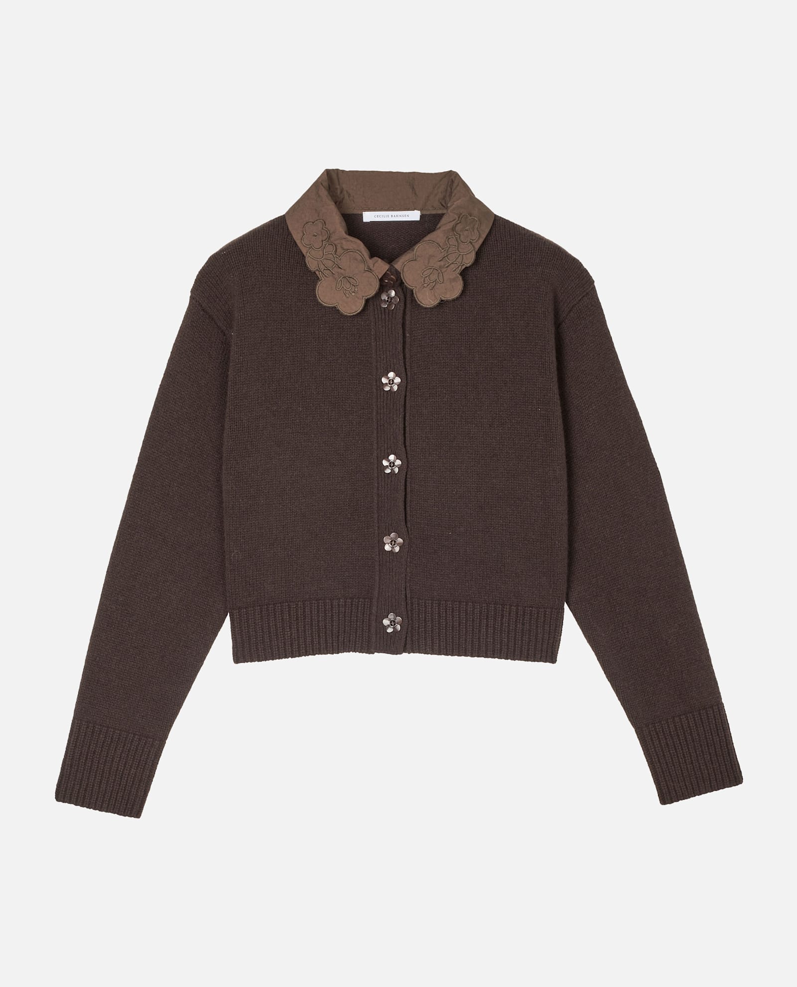 Cecilie Bahnsen Bibi Cardigan Recycled Cashmere