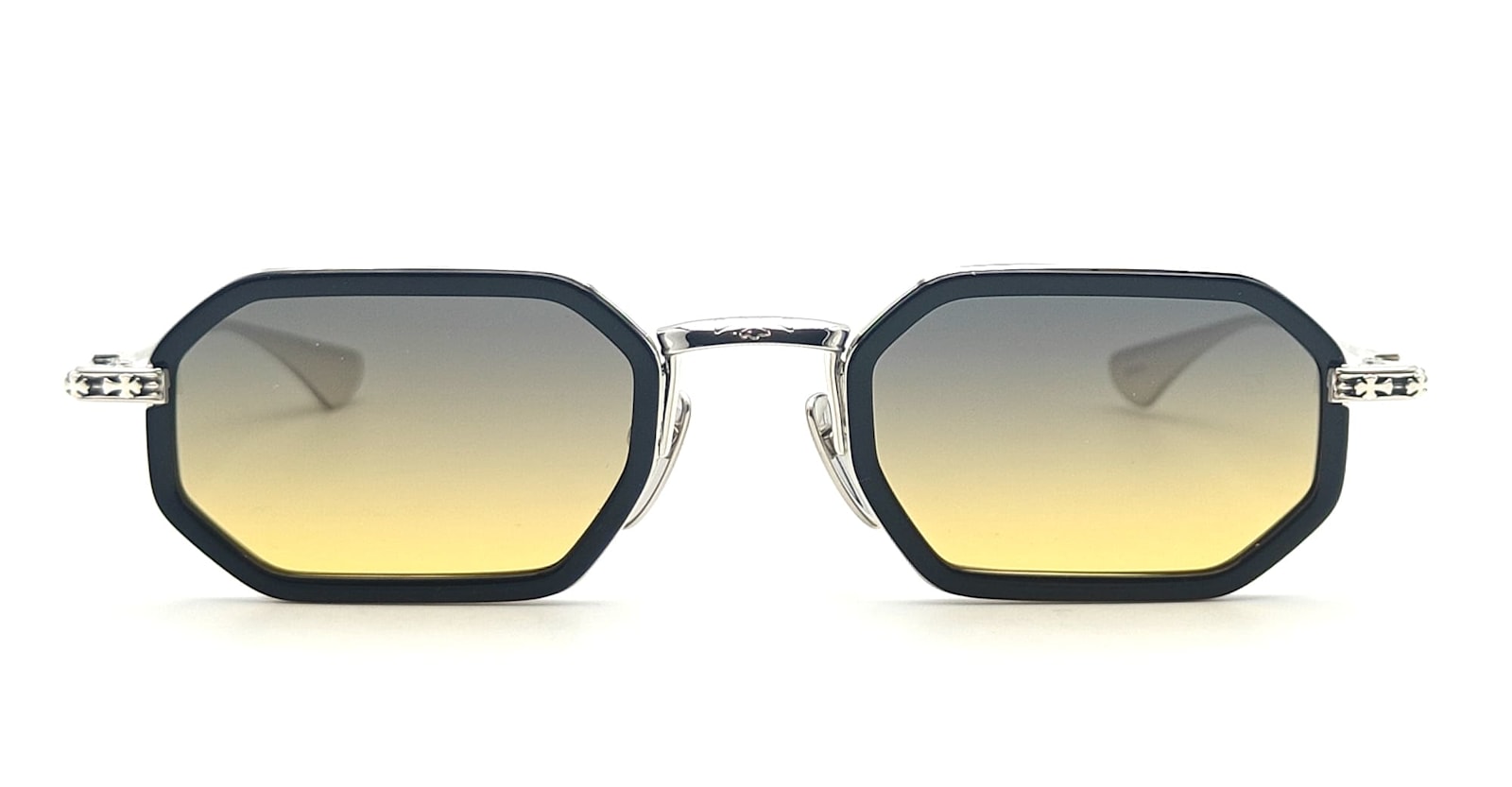 Chrome Hearts Stylida - Black / Shiny Silver Sunglasses