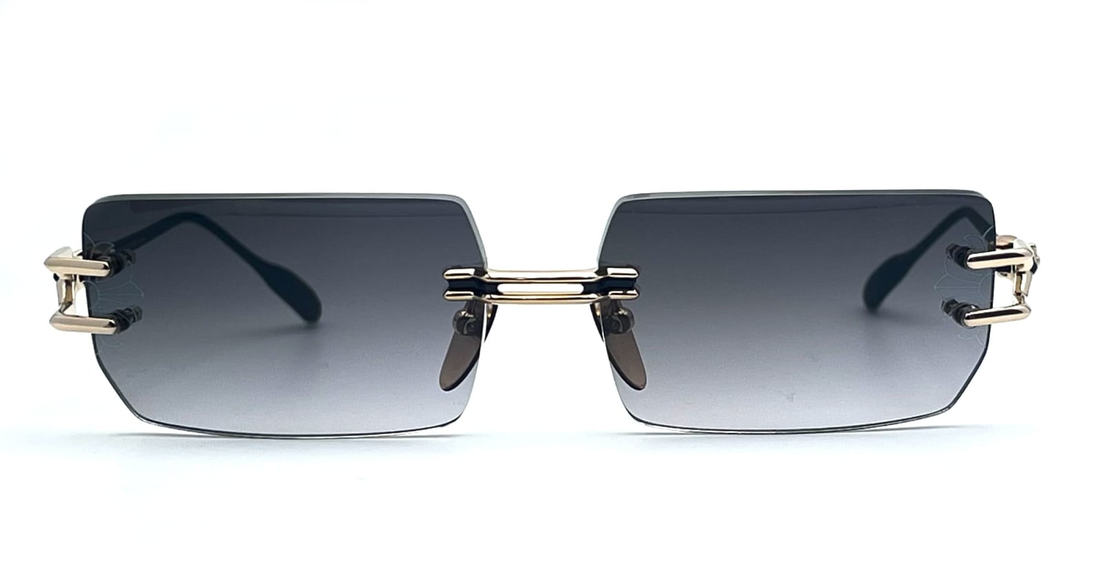 Chrome Hearts Lordie - Gold Plated / Matte Black Sunglasses