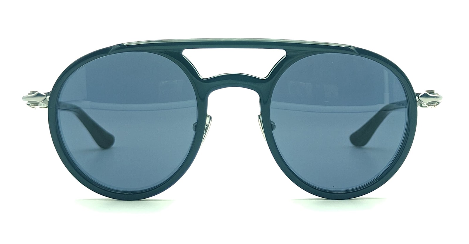 Chrome Hearts Loveboat - Black / Pewter Glasses
