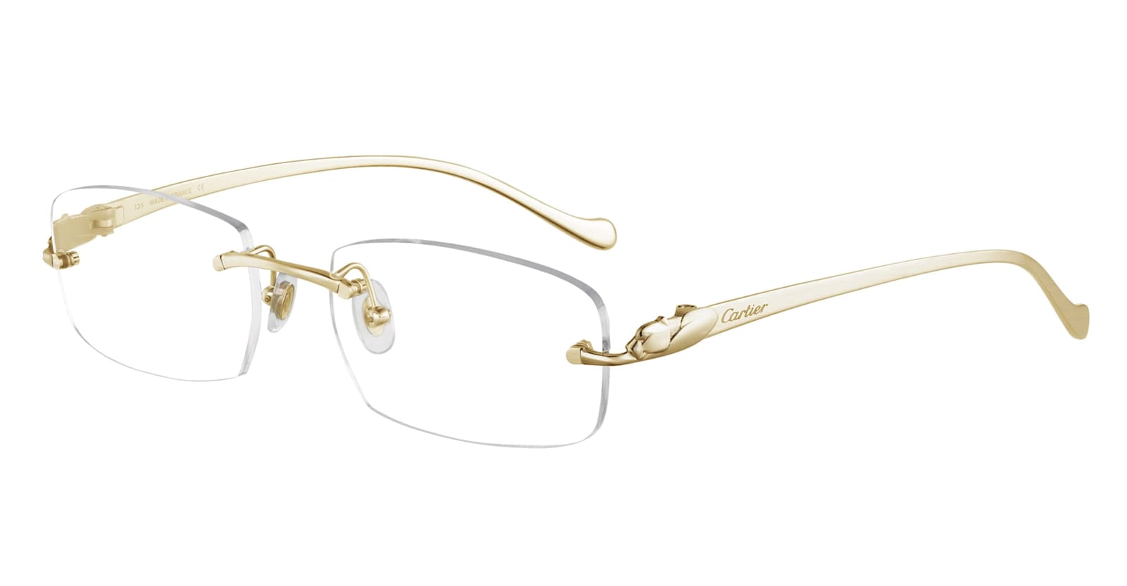 Cartier Eyewear Panthère De Cartier Ct0061o-002 - Gold Rx Glasses