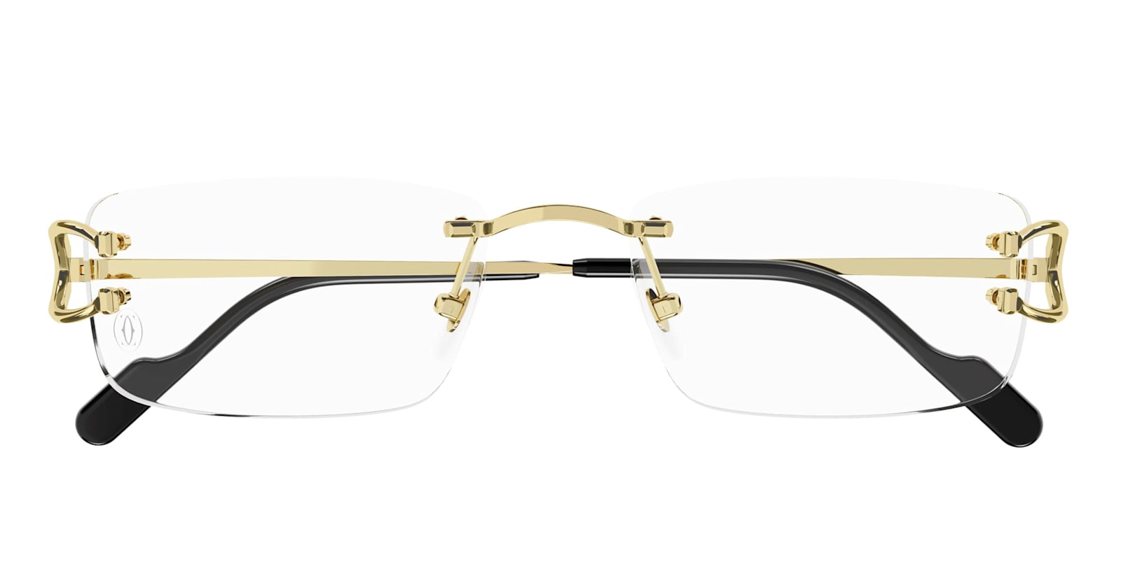 Cartier Eyewear Décor C Classique De Cartier Ct0344o-003 - Gold Rx Glasses
