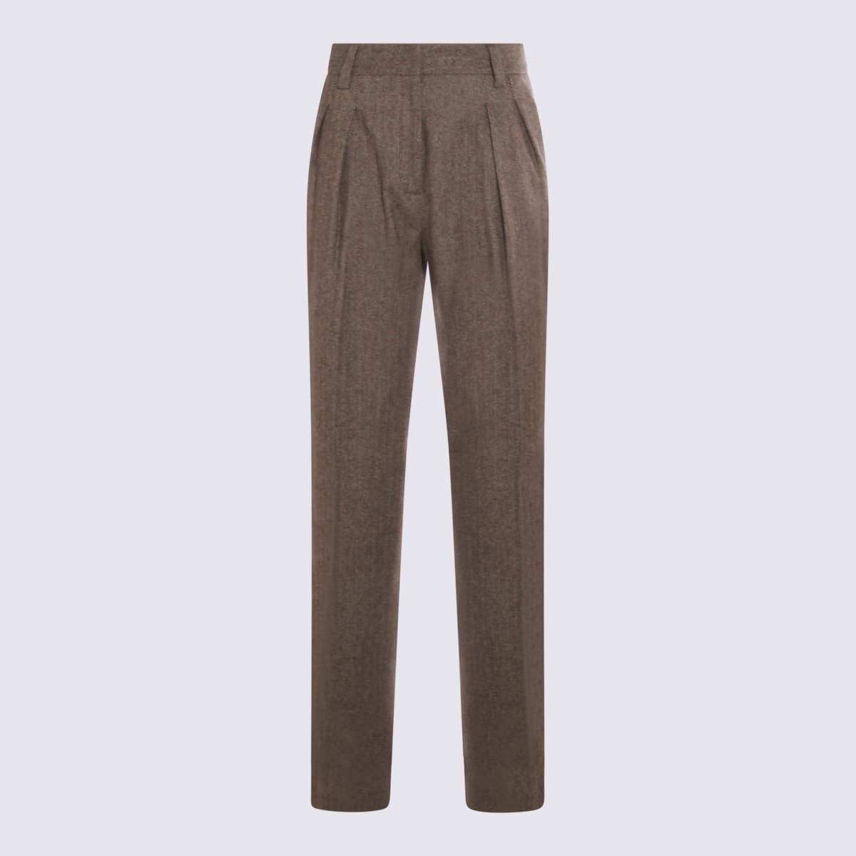 Antonelli Brown Wool Timo Pants